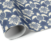 Küstenschildkröten-Muster: Dekorative Kunst im Oze Geschenkpapier (Rolleneckpunkt)