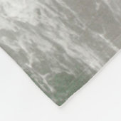 Küstenschlagende Wellen Fleecedecke (Ecke)