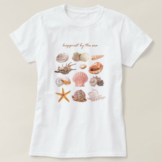 Küstenschnecken Ästhetik T-Shirt (Design vorne)