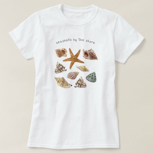 Küstenschnecken Ästhetik T-Shirt (Design vorne)