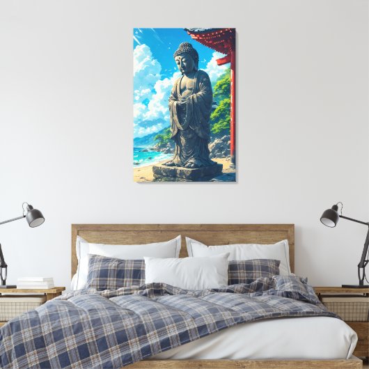 Küstenschutz Leinwanddruck (Insitu (Schlafzimmer))