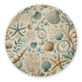 Küstenseashells Keramikknauf (Vorderseite)