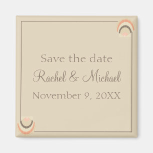 Küstenseashells Save the Date Magnet