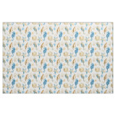 Küstenseashells Seepferde und Starfish Muster Stoff (Fat Quarter (45,7 x 55,9 cm))