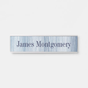 Küstensee Blau Hängende Wand-Namensschild Türschild