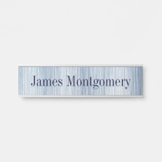 Küstensee Blau Hängende Wand-Namensschild Türschild
