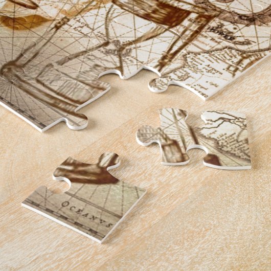 KüstenSeepferd Seashell Seekarte Puzzle (Seite)