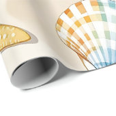 Küstenseesterne Strandmuster Geschenkpapier (Rolleneckpunkt)
