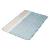 Küstenserene Blau-Weiße Spa-Badematte Badematte (Schrägansicht)