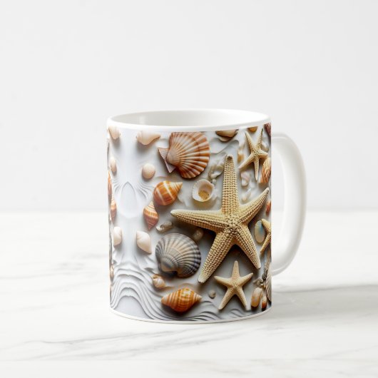 " KÜSTENSERENZ " KAFFEETASSE (VorderseiteRechts)