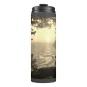 Küstensicht, Abend Thermosbecher (Vorderseite)