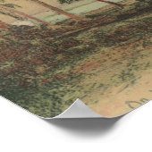 Küstensicht auf den Indischen Fluss mit Palmen Poster (Ecke)