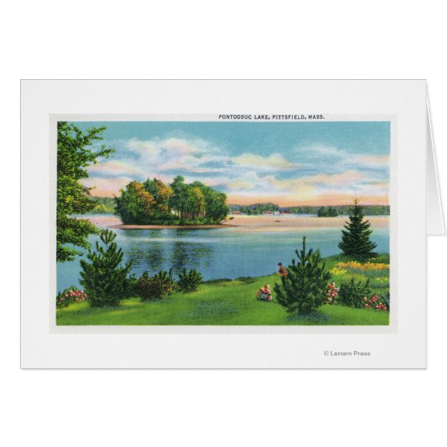 Küstensicht auf Pontoosuc See (Vorderseite (Horizontal))