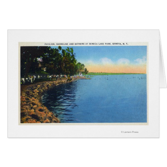 Küstensicht auf Seneca Lake Park Pavillon (Vorderseite (Horizontal))