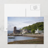 Küstensicht mit historischen Gebäude, Oban, Postkarte (Vorne/Hinten)