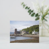 Küstensicht mit historischen Gebäude, Oban, Postkarte (Stehend Vorderseite)