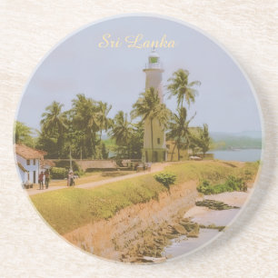 Küstenstadt Galle, Sri Lanka Reise Souvenir Getränkeuntersetzer