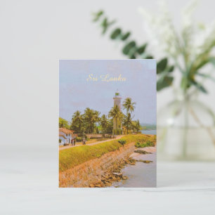 Küstenstadt Galle, Sri Lanka Reiseandenken Feiertagspostkarte