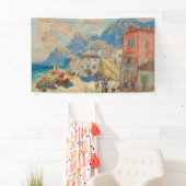 Küstenstadt in Spanien (Vintage spanische Landscha Banner (Insitu)