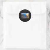 Küstenstadt Monopoli Aufkleber (Tasche)