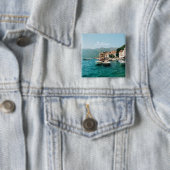 Küstenstadt Perast, Montenegro Button (Beispiel)