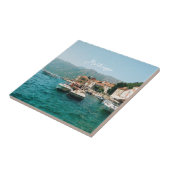 Küstenstadt Perast, Montenegro Fliese (Seite)