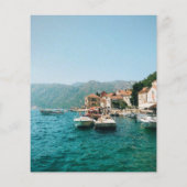 Küstenstadt Perast, Montenegro Flyer (Hinten)