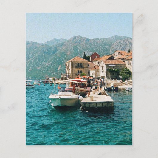 Küstenstadt Perast, Montenegro Flyer (Vorne)