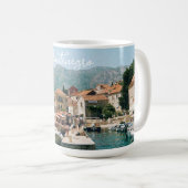 Küstenstadt Perast, Montenegro Kaffeetasse (VorderseiteRechts)