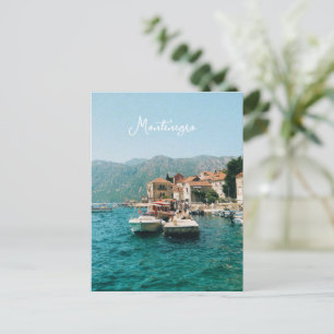 Küstenstadt Perast, Montenegro Postkarte
