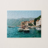 Küstenstadt Perast, Montenegro Puzzle (Horizontal)