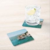 Küstenstadt Perast, Montenegro Rechteckiger Pappuntersetzer (Vor Ort)