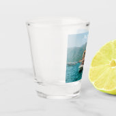 Küstenstadt Perast, Montenegro Schnapsglas (Links)