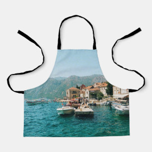 Küstenstadt Perast, Montenegro Schürze