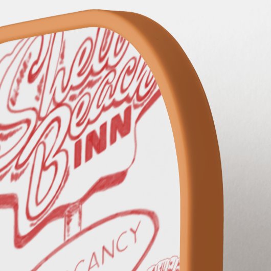 Küstenstadt - Schönes Küstengebiet Pickleball Schläger (Linke Seite)