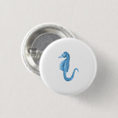 Küstenstrand des blauen Seepferdseeozeans Button (Vorne & Hinten)