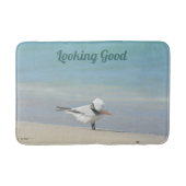 Küstenstrand Funny Royal Tern Seagull Badematte (Vorderseite)