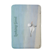 Küstenstrand Funny Royal Tern Seagull Badematte (Vorderseite Vertikal)