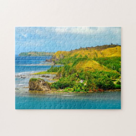 Küstenstrand Guam. Puzzle (Horizontal)