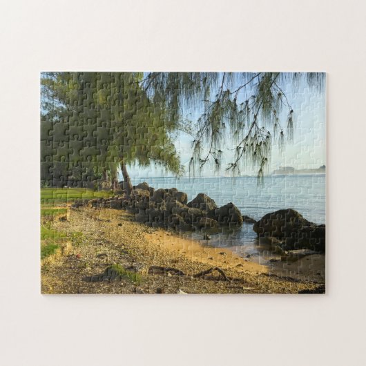 Küstenstrand Guam. Puzzle (Horizontal)