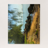 Küstenstrand Guam. Weihnachtsgrüße Puzzle (Vertikal)