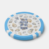 Küstenstrand Meeresschnecken Pokerchips (Einzeln)
