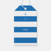 Küstenstrand Seashell Weihnachtsbaum Geschenkanhänger (Rückseite)