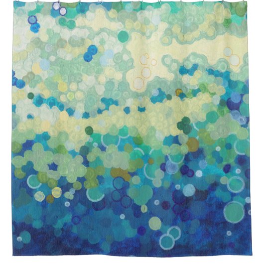 Küstenstrand-Seedekor-Duschvorhang Juul Duschvorhang (Vorderseite)