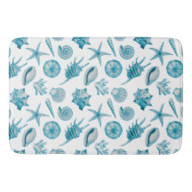Küstenstrand Wasserfarbe Muscheln Aqua Türkis Blau
