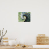 Küstenstrand Wave Fine Art Malerei Poster (Küche)