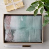 Küstenstrand Wellen Aquamarine weiße Wasserwaagen Seidenpapier (Geschenk)