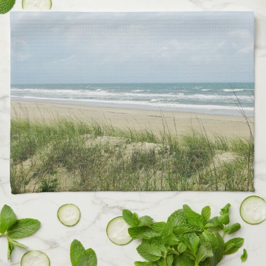 KüstenstrandDunes Geschirrtuch (Gefaltet)