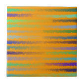 Küstenstrände mit salziger Wasserfarbe auf Orange Fliese (Vorderseite)