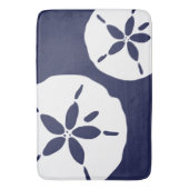 Küstenstrandhaus Schönes Sand Dollar Muster Badematte (Vorderseite Vertikal)